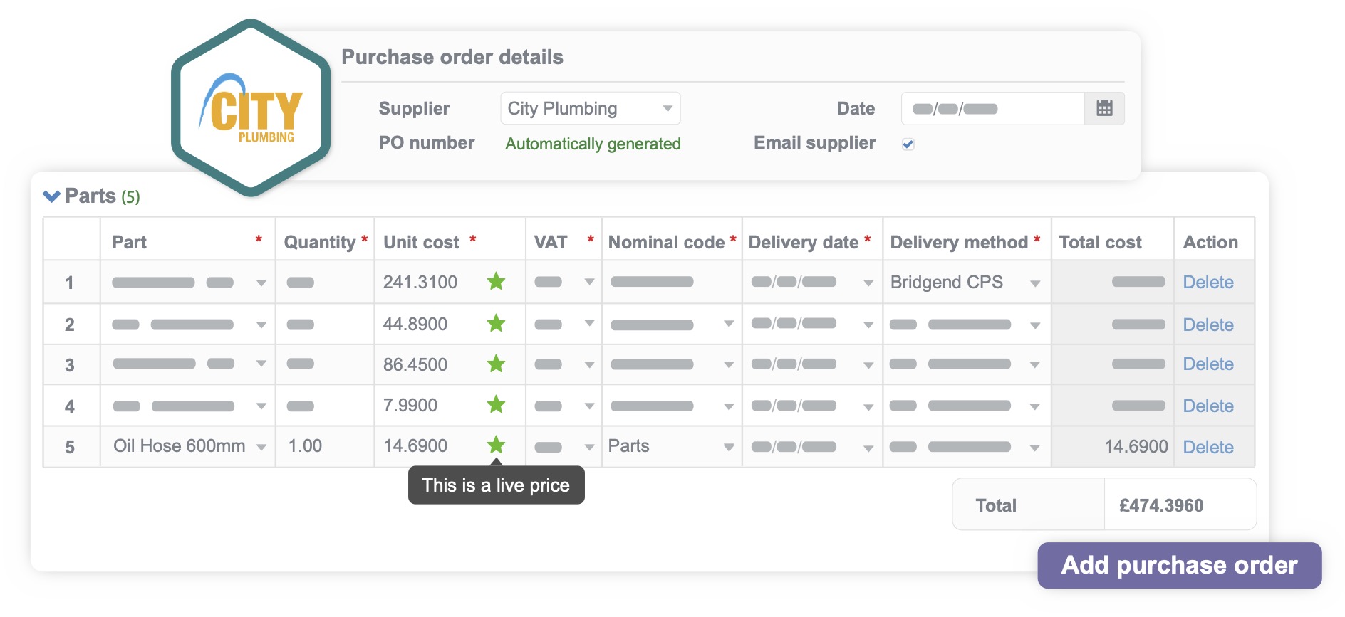 City Plumbing Commusoft Global