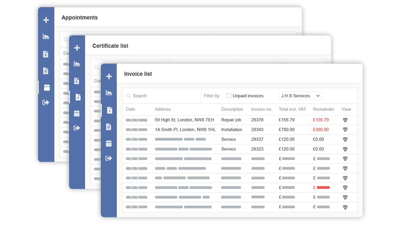 Customer communication portal features