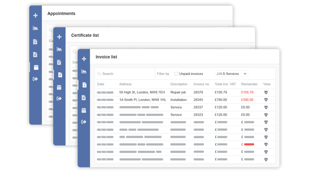 Customer communication portal features
