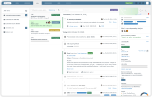 Job dashboard overview