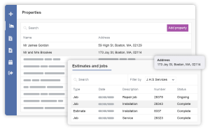 Customer portal properties