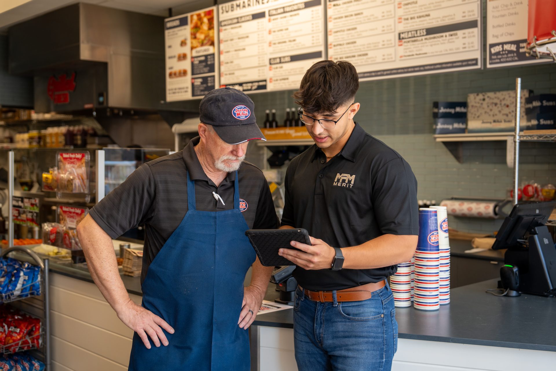 Merit Facility ipad jersey mike