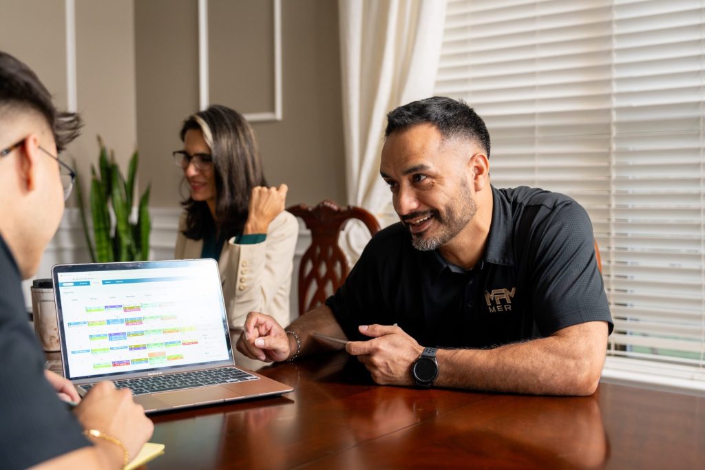 Merit Facility Management looking at Commusoft's job scheduling feature on desktop