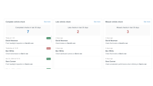 vehicle check statuses