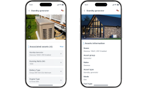 Job asset information on mobile