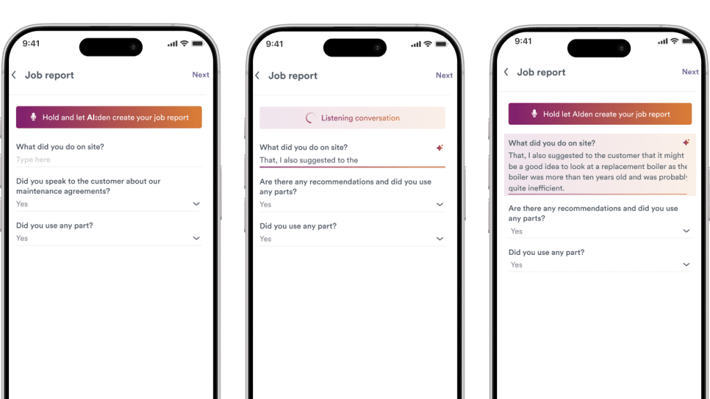 AI:den, Commusoft's AI-powered assistant