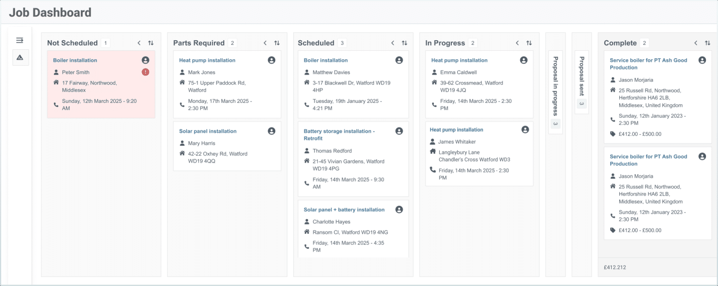 Job Dashboard