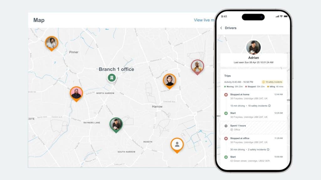 Real-time fleet tracking