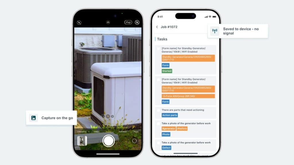 Offline capable mobile app