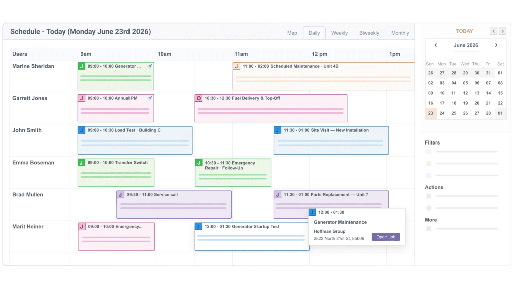 Maintenance Schedule