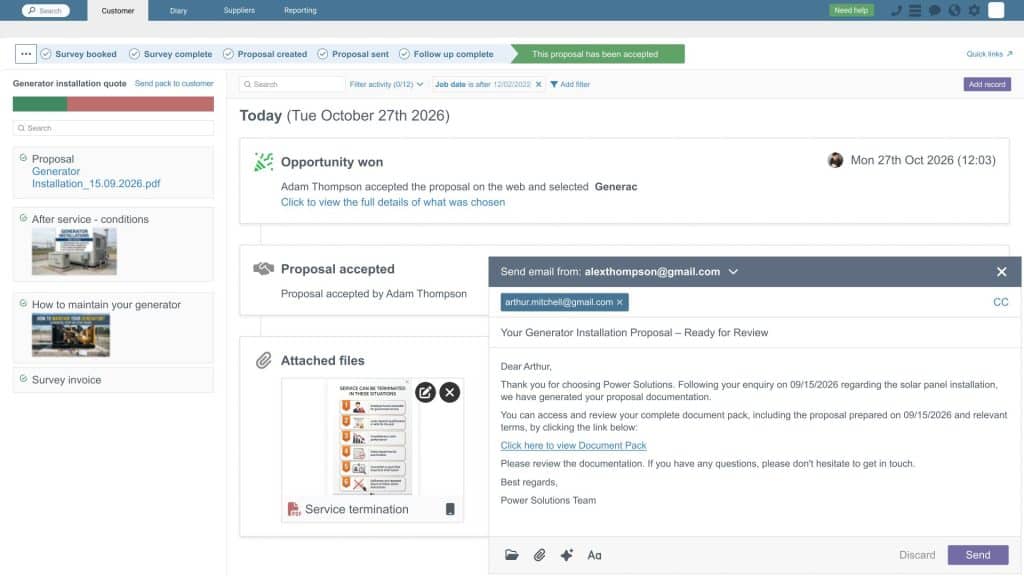 Generator Document Packs