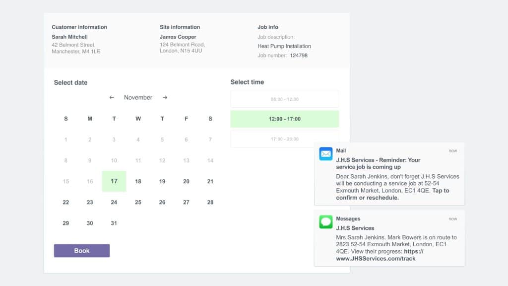 Automated service reminders